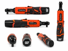 Klucz Grzechotka Elektryczna 12V VORSTEN 3/8