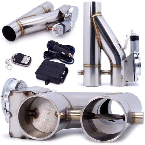 Przepustnica Wydechu 2.25" 57mm DUAL VALVE + PILOT
