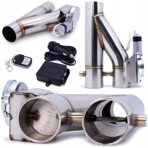 Przepustnica Wydechu 2.5" 63mm DUAL VALVE + PILOT