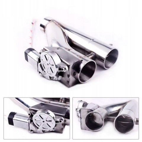 Przepustnica Wydechu 2.5" 63mm DUAL VALVE + PILOT