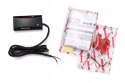 Wskaźnik Volt KOSO Super Slim Voltomierz Gauge DC 12V RED